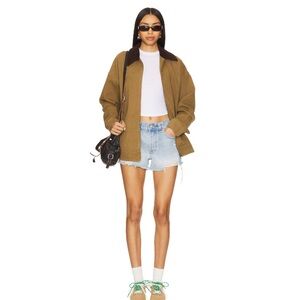 Distressed jean shorts good cond soft and buttery feel